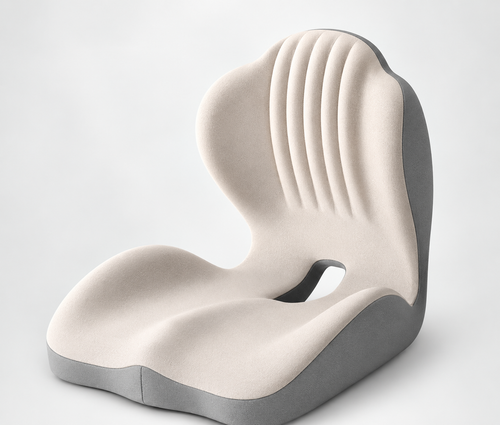 Sitalva Haltungskissen in Creme – ergonomisches Design für aufrechtes Sitzen